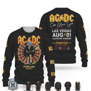 ACDC Las Vegas Sin City Concert Tour Hoodie