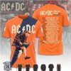 ACDC Pwr Up North America 2026 Tour Guitar Graphic T Shirt ACDC Pwr Up North America 2026 Tour Guitar Graphic T Shirt
