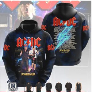 ACDC Pwr Up Tour 2026 Band Members Live Concert T Shirt