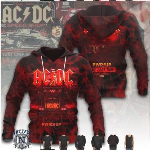 ACDC Pwr Up Tour 2026 Trucker Graphic Concert T Shirt