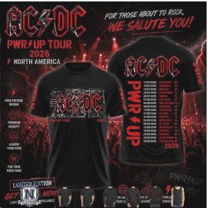 ACDC Pwr Up Tour North America Rock Music Hoodie