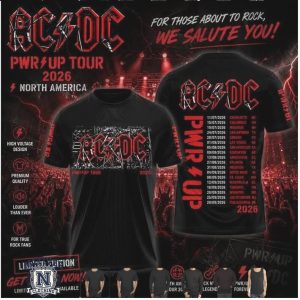 ACDC Pwr Up Tour North America Rock Music Hoodie