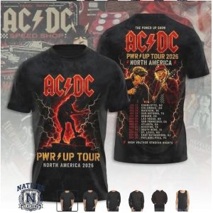 ACDC Pwr Up Tour North America Stadium Nights T Shirt
