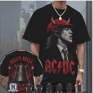 Ac Dc Hell S Bells Thunderstruck Rock Band Tour T Shirt