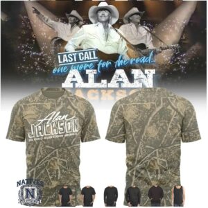 Alan Jackson Last Call Camo Tour T Shirt