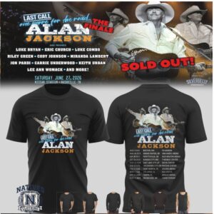 Alan Jackson Last Call Tour Dates Concert T Shirt