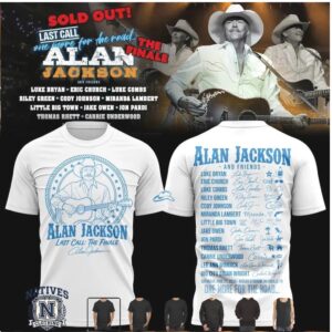 Alan Jackson Last Call Tour Music Concert T Shirt