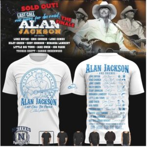 Alan Jackson Last Call Tour Music Concert T Shirt