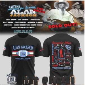 Alan Jackson Tennessee Titans Football Country Music T Shirt