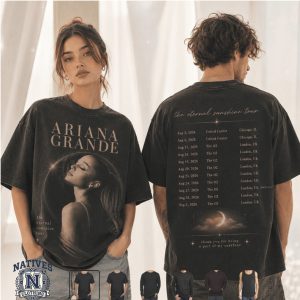 Ariana Grande Eternal Sunshine Tour Vintage Concert Graphic T Shirt Ariana Grande Eternal Sunshine Tour Vintage Concert Graphic T Shirt