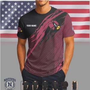 Arizona Cardinals Custom Name Personalized Football T Shirt