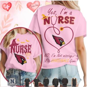 Arizona Cardinals Nurse Stethoscope Halloween Game T Shirt