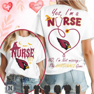 Arizona Cardinals Nurse Stethoscope Halloween Game T Shirt