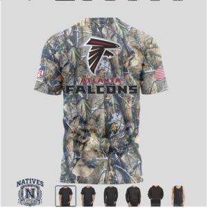 Atlanta Falcons NFL Football Camouflage Performance T Shirt