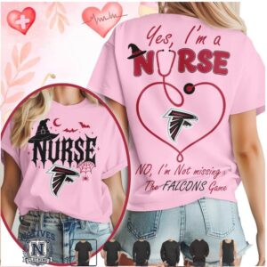 Atlanta Falcons Nurse Stethoscope Halloween Game T Shirt