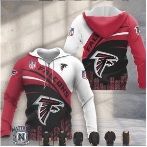 Atlanta Football Falcons Logo City Skyline T Shirt Hoodie