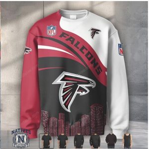 Atlanta Football Falcons Logo City Skyline T Shirt Hoodie