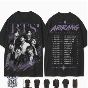 BTS Arirang World Tour Kpop Concert Vintage T Shirt