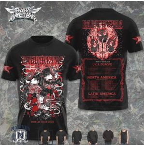 Babymetal World Tour 2026 Heavy Metal Band T Shirt