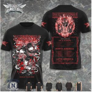 Babymetal World Tour 2026 Heavy Metal Band T Shirt
