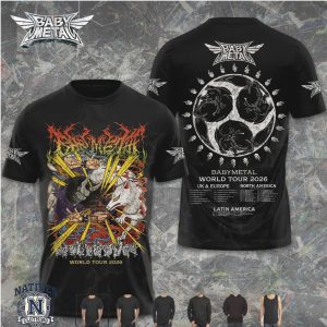 Babymetal World Tour Japanese Metal Wolf Graphic T Shirt