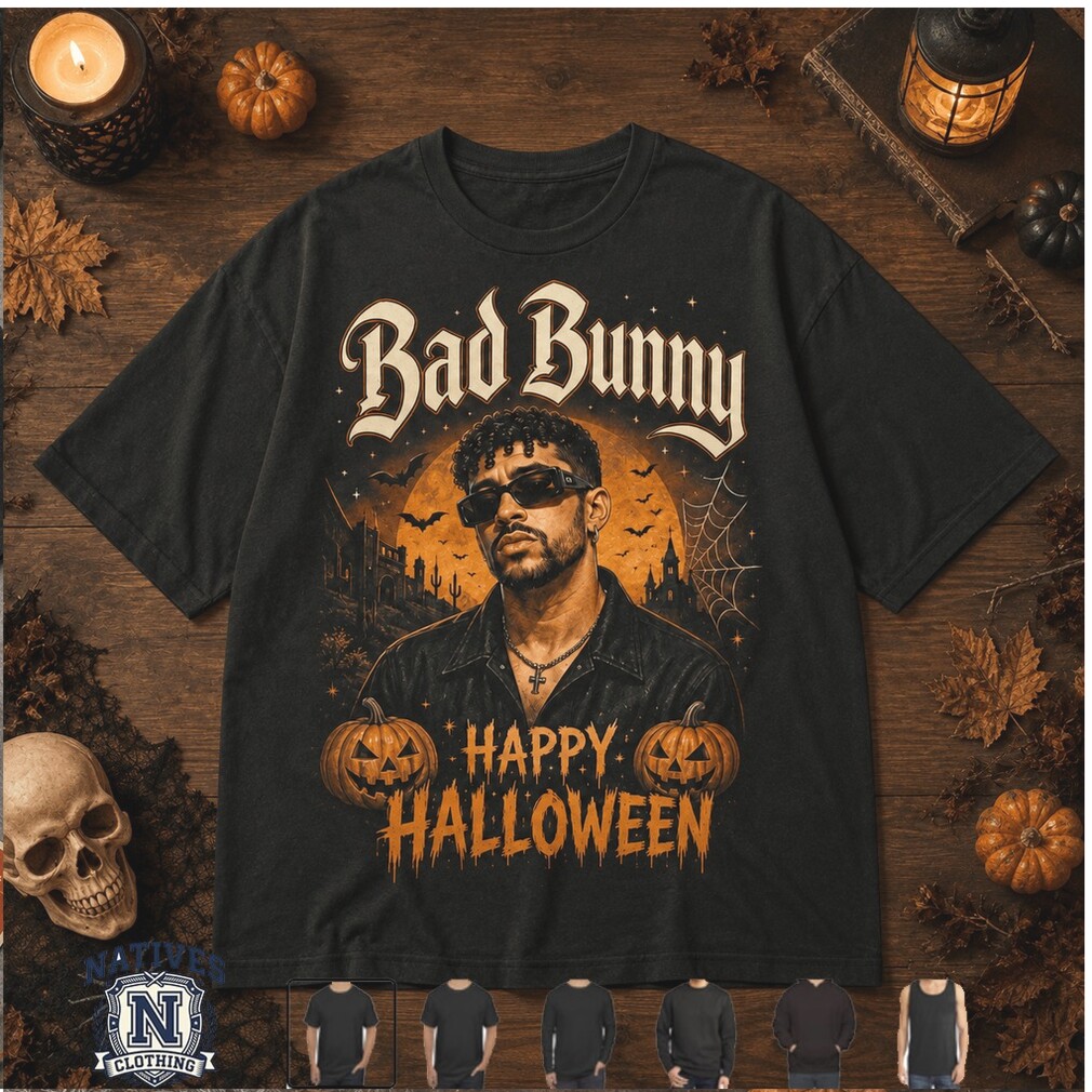 Bad Bunny Un Verano Sin Halloween Pumpkin T Shirt Bad Bunny Un Verano Sin Halloween Pumpkin T Shirt