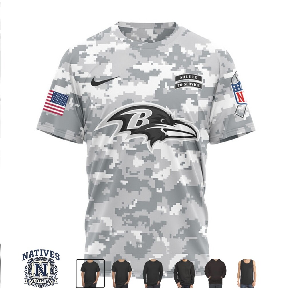 Baltimore Ravens Custom Name Number Digital Camo Jersey T Shirt Baltimore Ravens Custom Name Number Digital Camo Jersey T Shirt