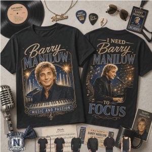 Barry Manilow Music And Passion Greatest Hits Concert T Shirt