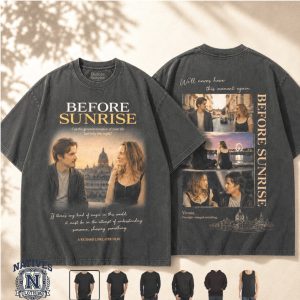 Before Sunrise Movie Ethan Hawke Romance Film Graphic T Shirt