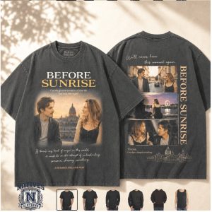 Before Sunrise Movie Ethan Hawke Romance Film Graphic T Shirt