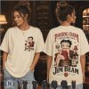 Betty Boop Pink Ford Thunderbird Retro Soul Graphic T Shirt Betty Boop Pink Ford Thunderbird Retro Soul Graphic T Shirt