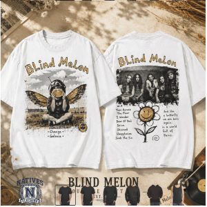 Blind Melon Bee Girl Album Artwork Vintage Rock Music T Shirt