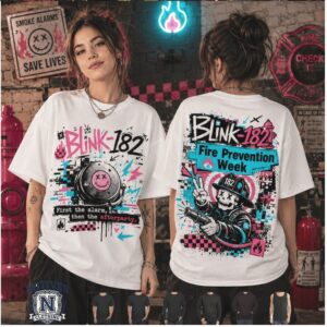 Blink 182 Fire Prevention Week Afterparty Punk Rock T Shirt