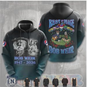 Bob Weir 1947 2026 Rest In Peace Musical Legacy T Shirt