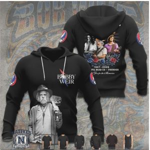 Bob Weir Grateful Dead Founder Memorial Guitarist T Shirt