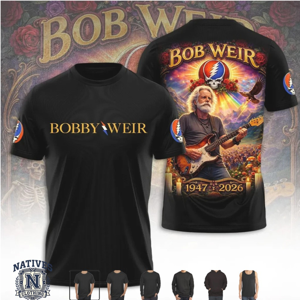Bob Weir Grateful Dead Guitar Legend Rainbow Tribute T Shirt Bob Weir Grateful Dead Guitar Legend Rainbow Tribute T Shirt