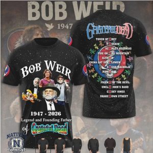 Bob Weir Grateful Dead Legend Founding Father Music T Shirt