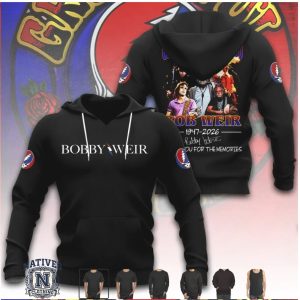 Bobby Weir Grateful Dead 1947 2026 Memorial Signature T Shirt