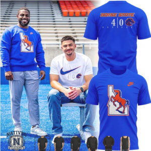 Boise State Broncos Idaho State Pride Football T Shirt