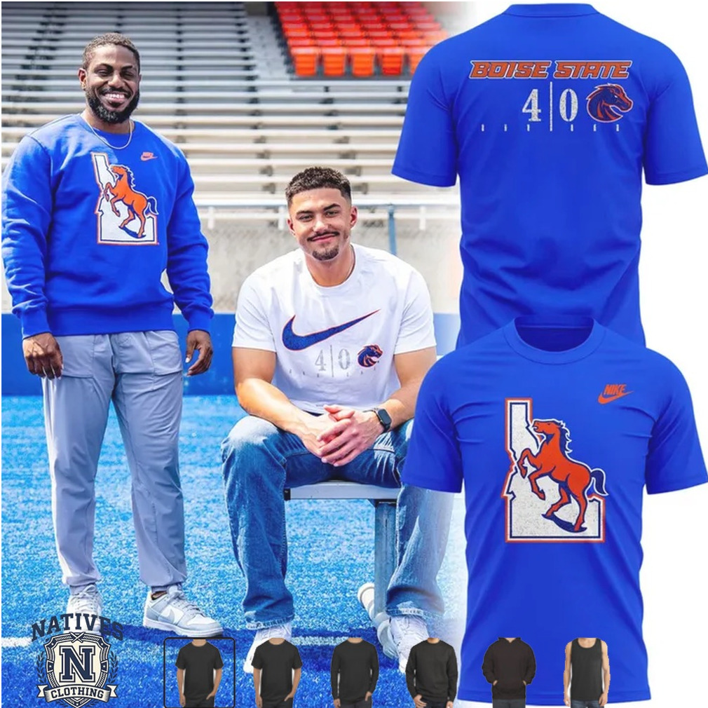 Boise State Broncos Idaho State Pride Football T Shirt Boise State Broncos Idaho State Pride Football T Shirt
