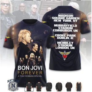 Bon Jovi Forever Tony Robbins Special Concert T Shirt