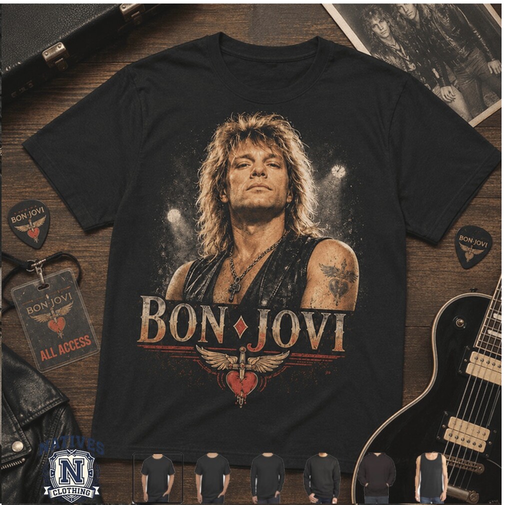 Bon Jovi Rock Band Classic Tour Vintage Heavy Metal T Shirt Bon Jovi Rock Band Classic Tour Vintage Heavy Metal T Shirt