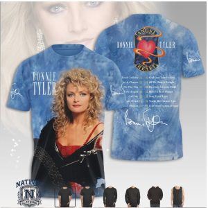 Bonnie Tyler Angel Heart Classic Rock Music Tour T Shirt