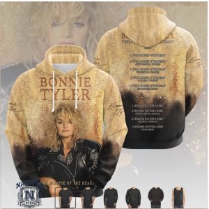 Bonnie Tyler Total Eclipse Of The Heart Vintage Lyric Hoodie