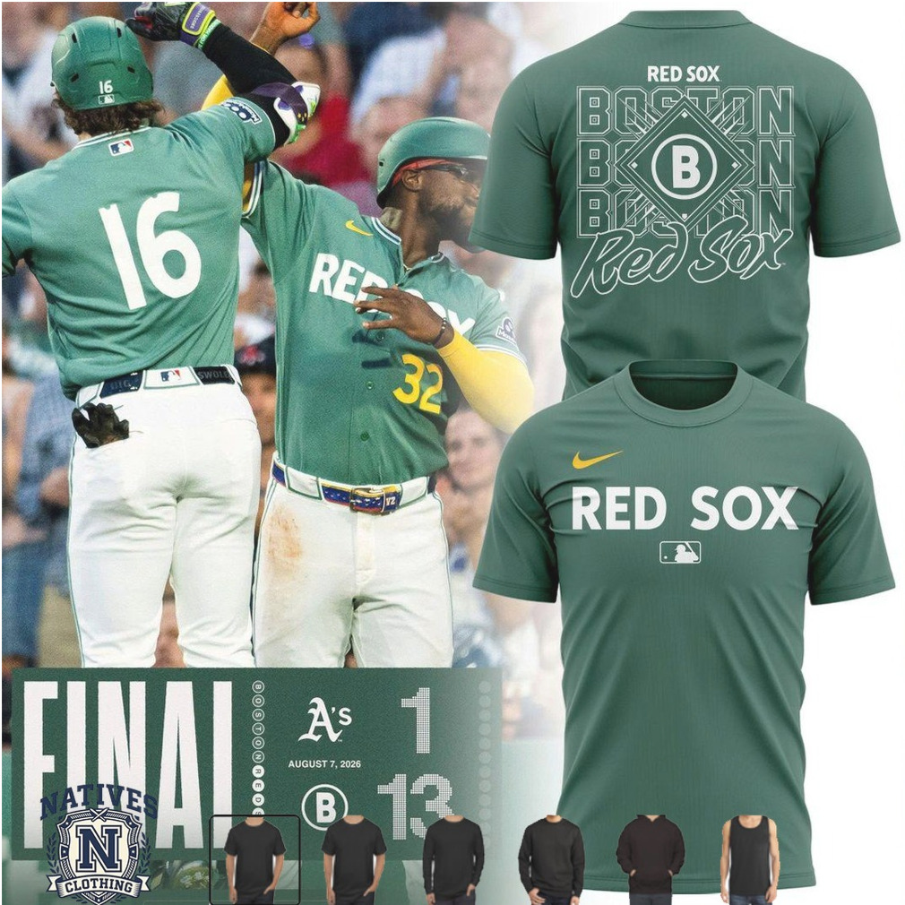 Boston Red Sox Baseball Diamond Typography Jersey Boston Red Sox Baseball Diamond Typography Jersey