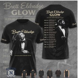 Brett Eldredge Glow Tour Black Edition T Shirt