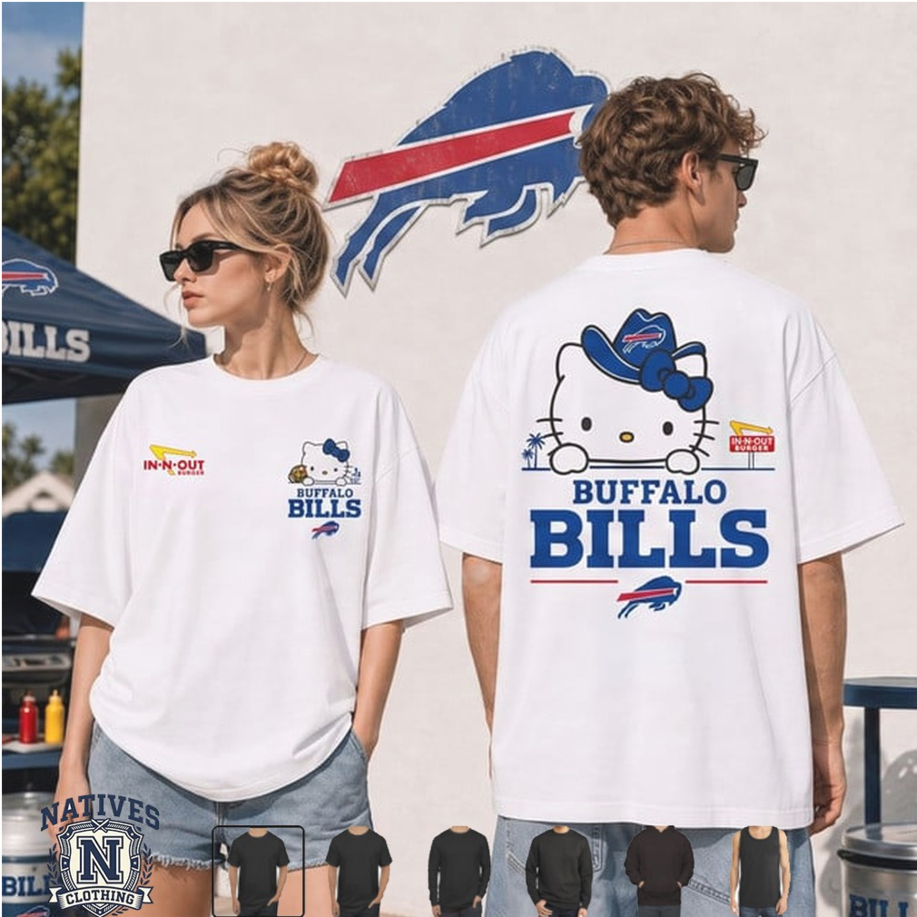 Buffalo Bills Character Cowboy Hat Cute Style T Shirt Buffalo Bills Character Cowboy Hat Cute Style T Shirt