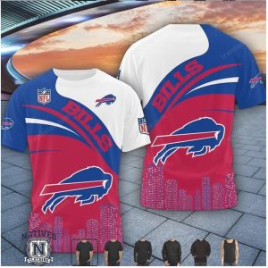 Buffalo Bills City Skyline Graphic Hoodie