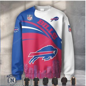 Buffalo Bills City Skyline Graphic Hoodie
