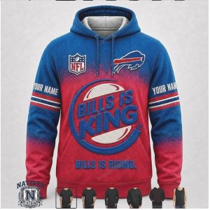 Buffalo Bills Custom Name Graphic Football Fan Apparel Hoodie Shirt